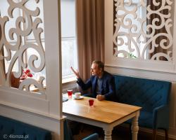 Donald Tusk w Łomży w restauracji Syta Panna