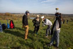 Archeolodzy na grodzisku w Starej Łomży.