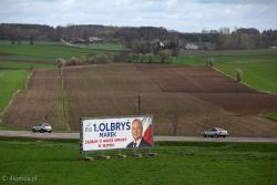 Baner wyborczy Marka Olbrysia. Do wyborów samorządowych szedł jako wicemarszałek i czołowa postać regionalnej polityki. Dziś powrócił na "stare śmieci" i kieruje Miejskim Przedsiębiorstwem Gospodarki Komunalnej i Mieszkaniowej.